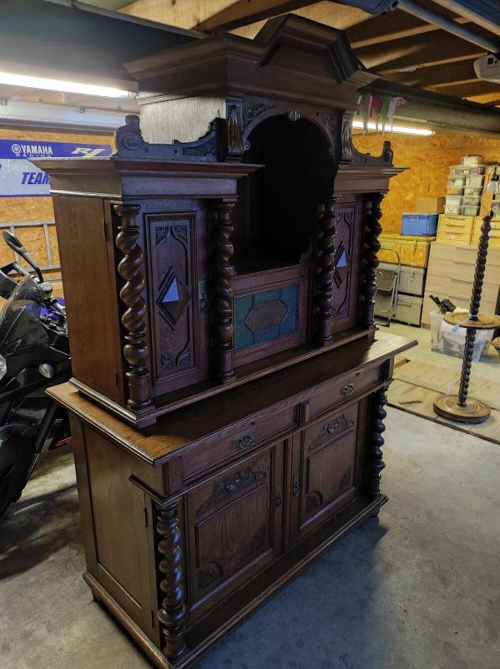 Salle &agrave; manger compl&egrave;teHENRI II -Ch&ecirc;ne - Tr&egrave;s bon &eacute;tat Meubles