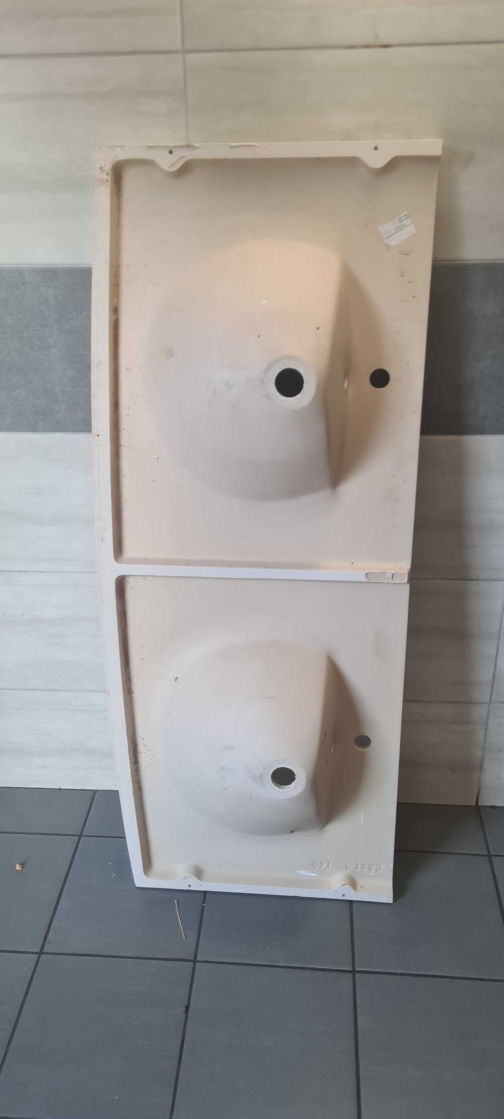 plan double vasque en r&eacute;sine Cuisine