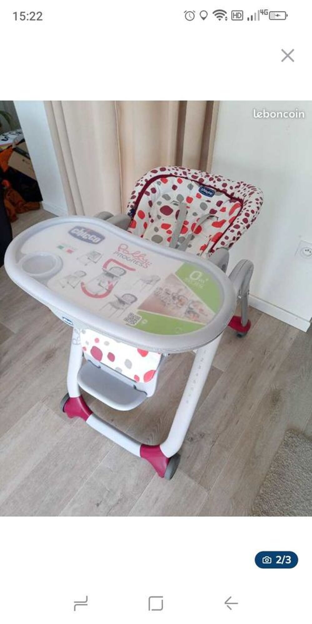 Chaise haute Mobilier enfants