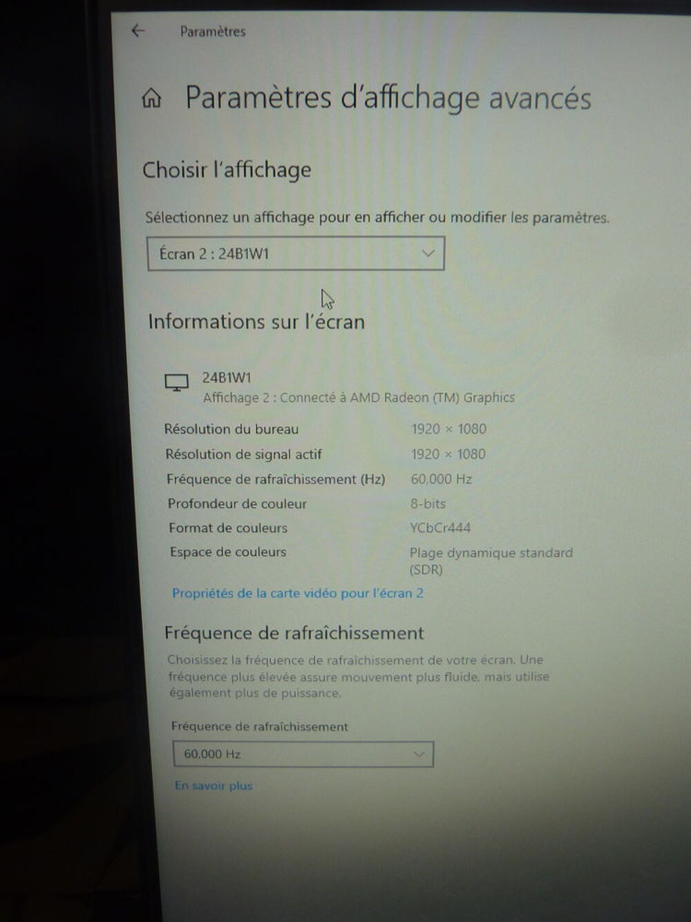 &Eacute;cran AOC 24B1XHS 24 Pouces Matériel informatique