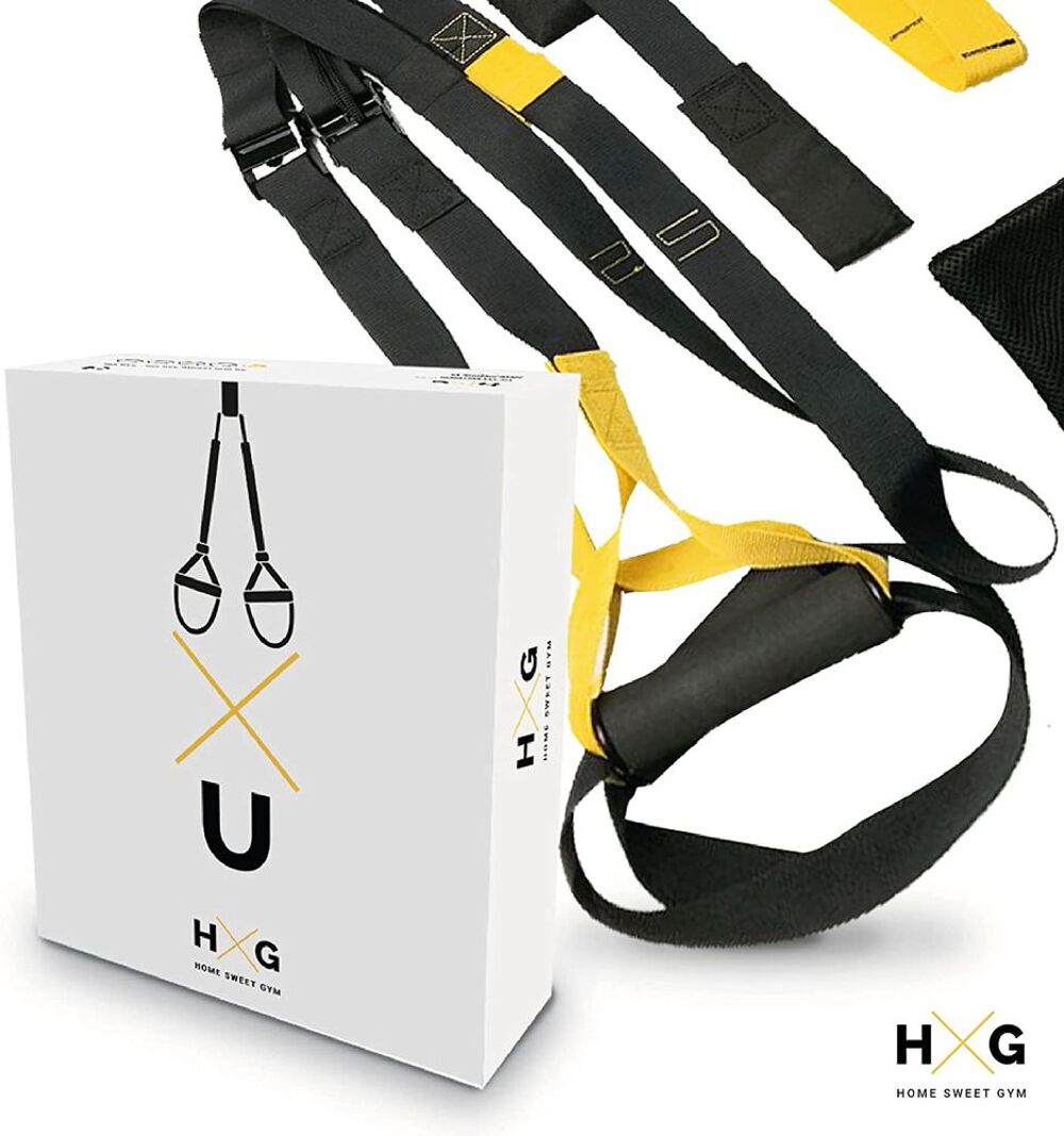 JOWY Suspension Trainer avec sangles r&eacute;glables Sports