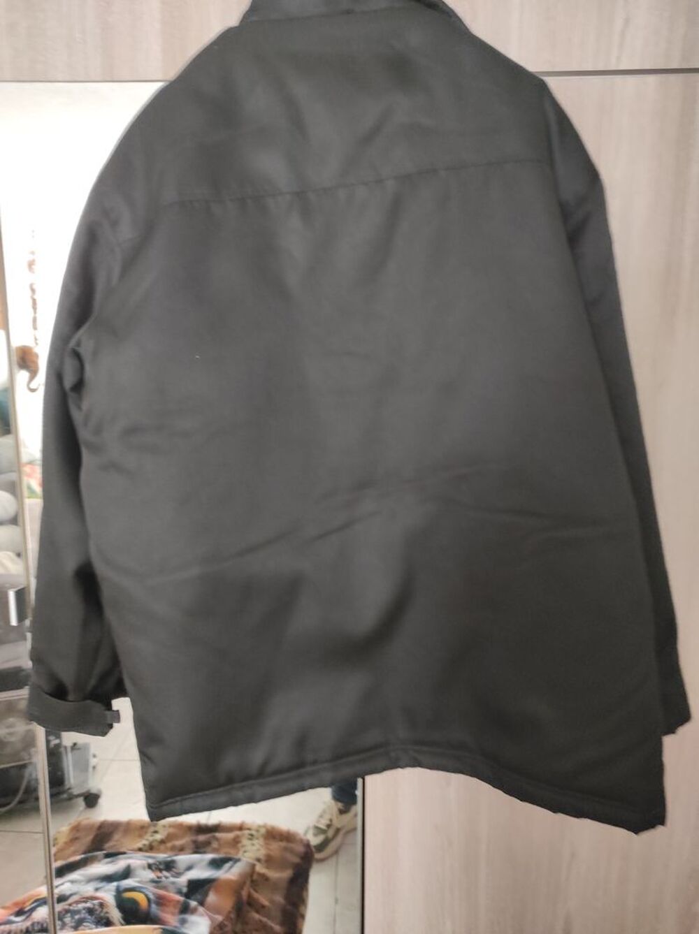 Parka noire Vêtements