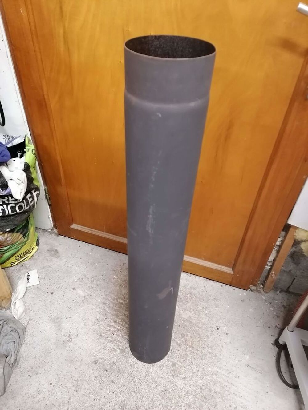Tube po&ecirc;le a bois chemin&eacute;e 1 m&egrave;tres Diam&egrave;tre 150 mm Bricolage