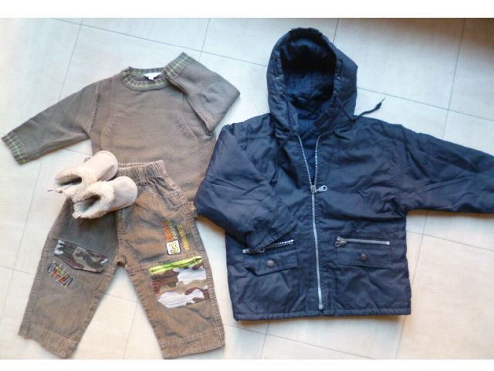 2 ans - parka, pantalon, pull - zoe Puériculture