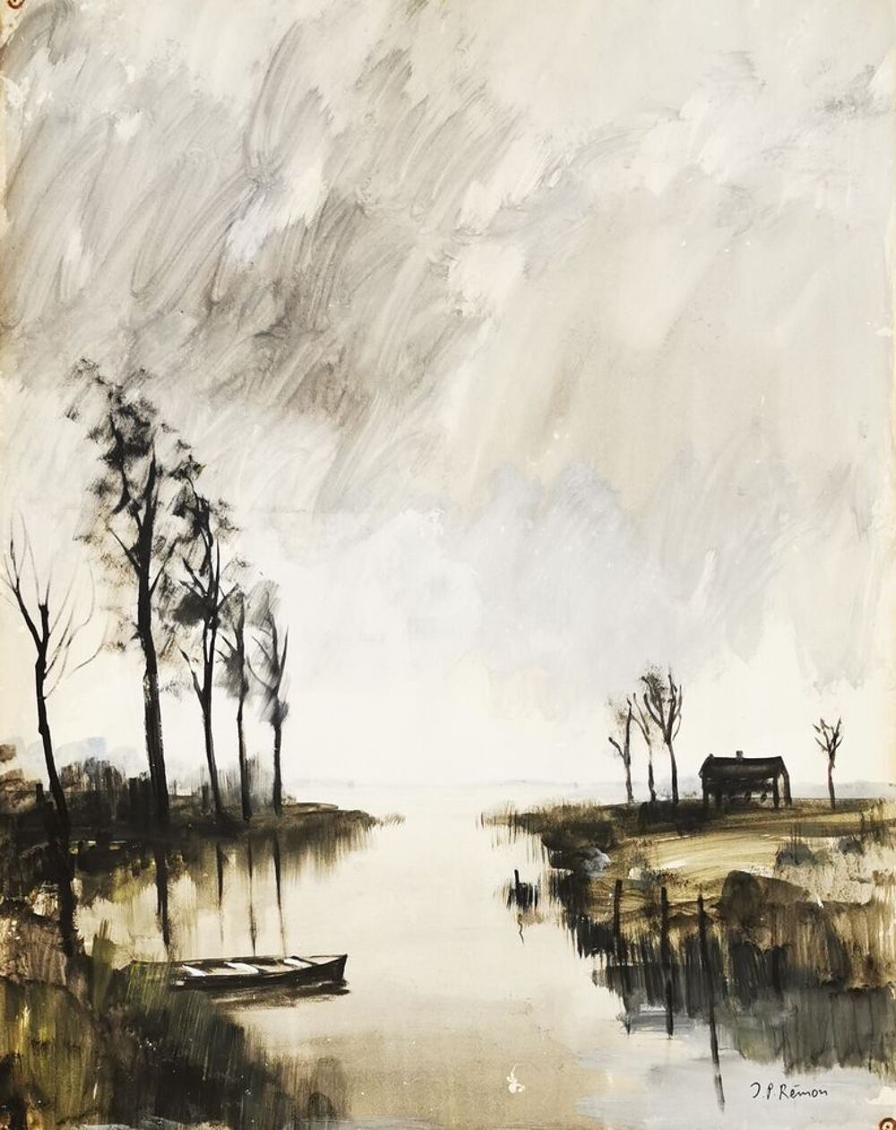 peintures sign&eacute;es Jean-Pierre Remon 