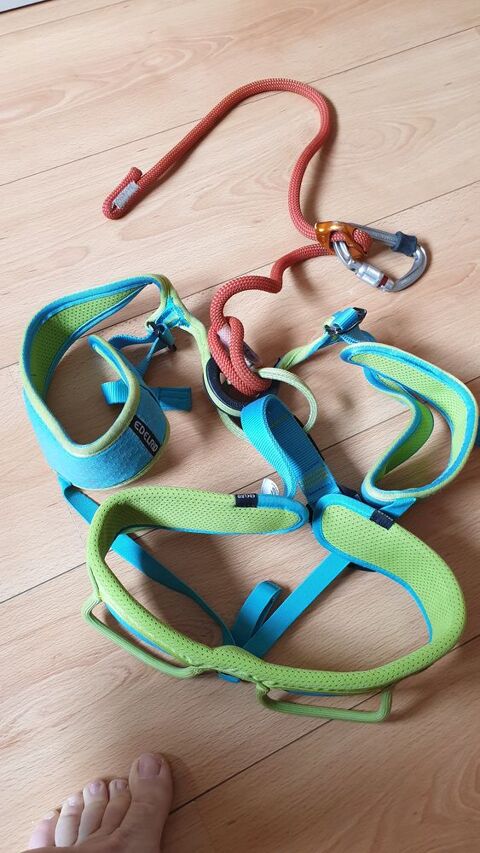 Baudrier EDELRID + longe +mousqueton PETZL 70 Vaulx-en-Velin (69)