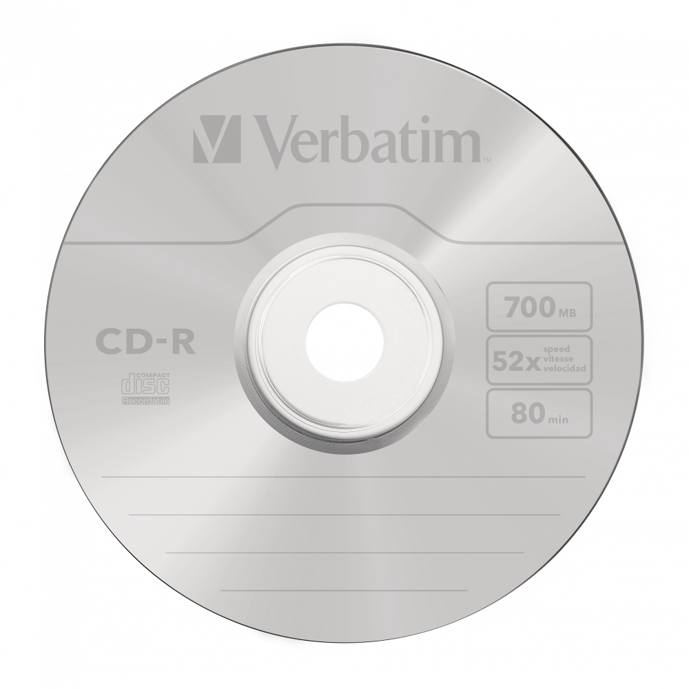 tour CD Verbatim - 50 x CD-R - 700 Mo (80 min) 52x Audio et hifi