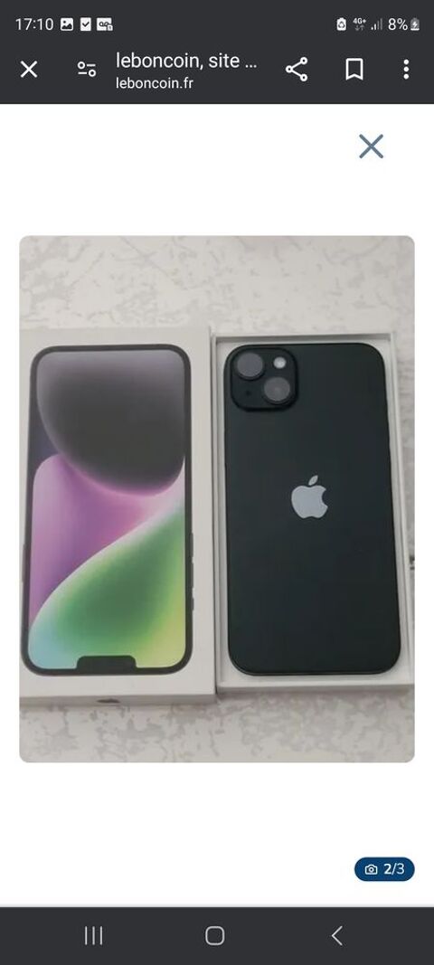 iPhone 14 plus 128 Giga 600 Mours-Saint-Eus�be (26)