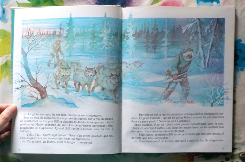 CROC BLANC de Jack LONDON Illustr&eacute; par M. GORDE Ed. Lito Livres et BD