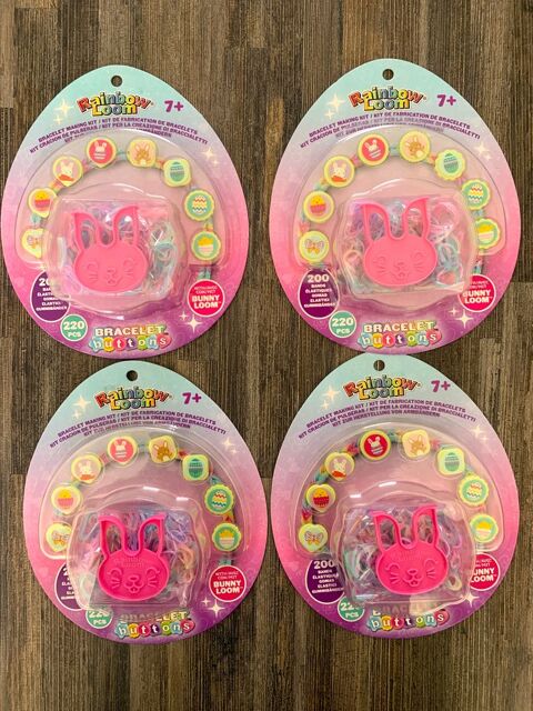 Lot de 4 Kits de Bracelets à Elastiques  Bunny Loom  Neufs Hantay (59)