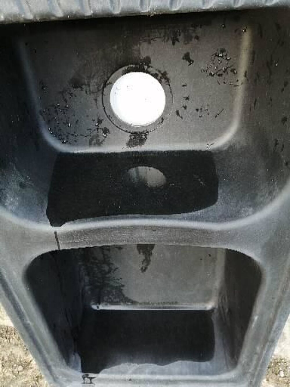 &Eacute;vier NEUF noir une cuve et demie Bricolage