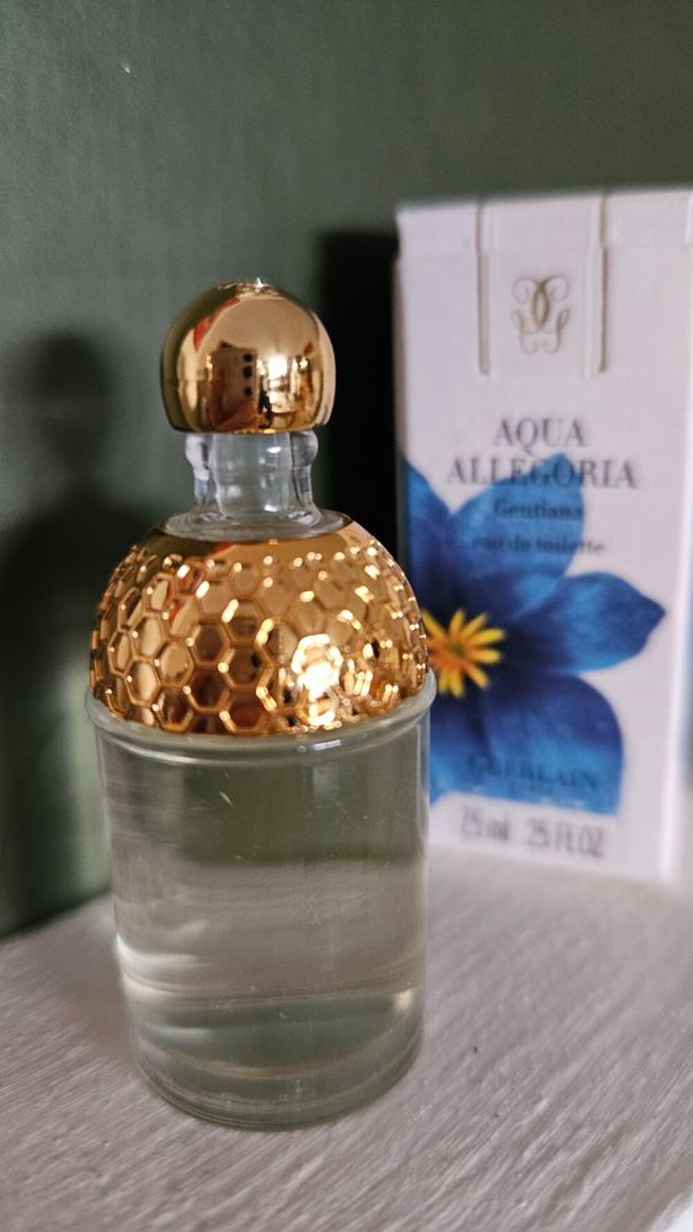 Miniature parfum Guerlain aqua allegoria 7,5
Avec sa bo&icirc;te 