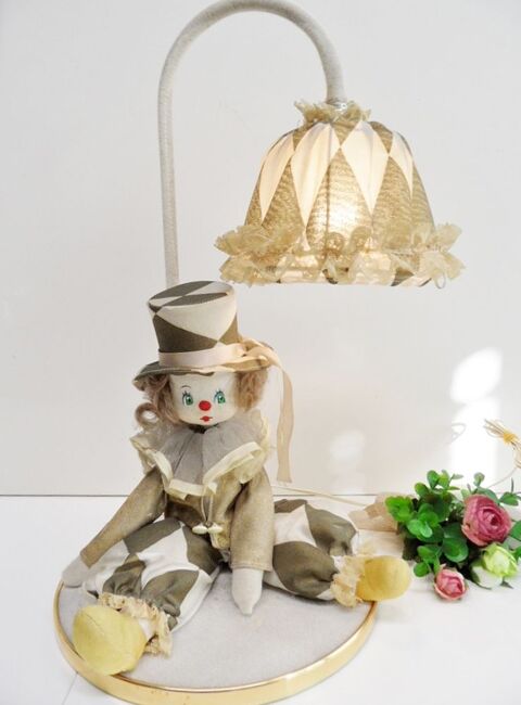 LAMPE ANCIENNE ATYPIQUE INSOLITE RARE CLOWN RETRO tbe Marseille 11 (13)