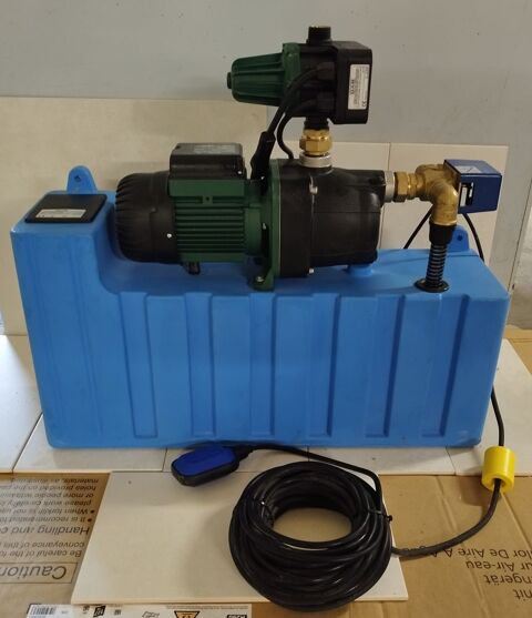 Pompe- gestionnaire d'eau de pluie PILOTUS 25L ACTIVE-JETCOM 1250 Qu�ven (56)