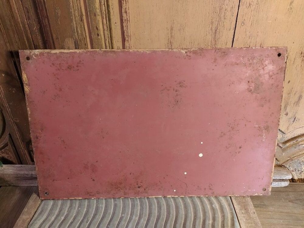 Ancienne Plaque Chemins de Fer D&eacute;partementaux Train SNCF 