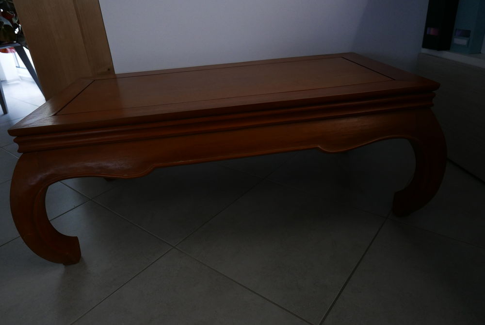 table basse exotique bois massif Meubles