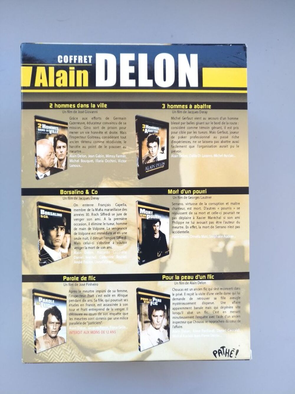 ALAIN DELON coffret 6 dvd DVD et blu-ray