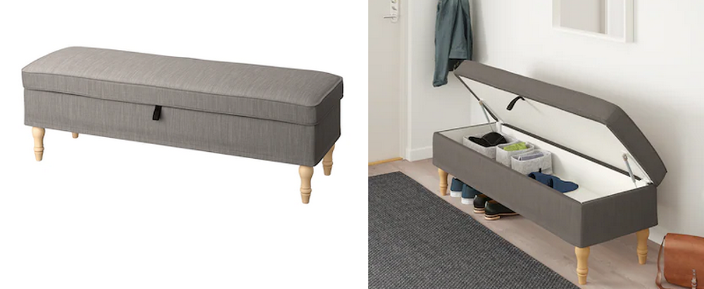 Banquette/ bout de lit, id&eacute;al pour rangement chaussures Meubles