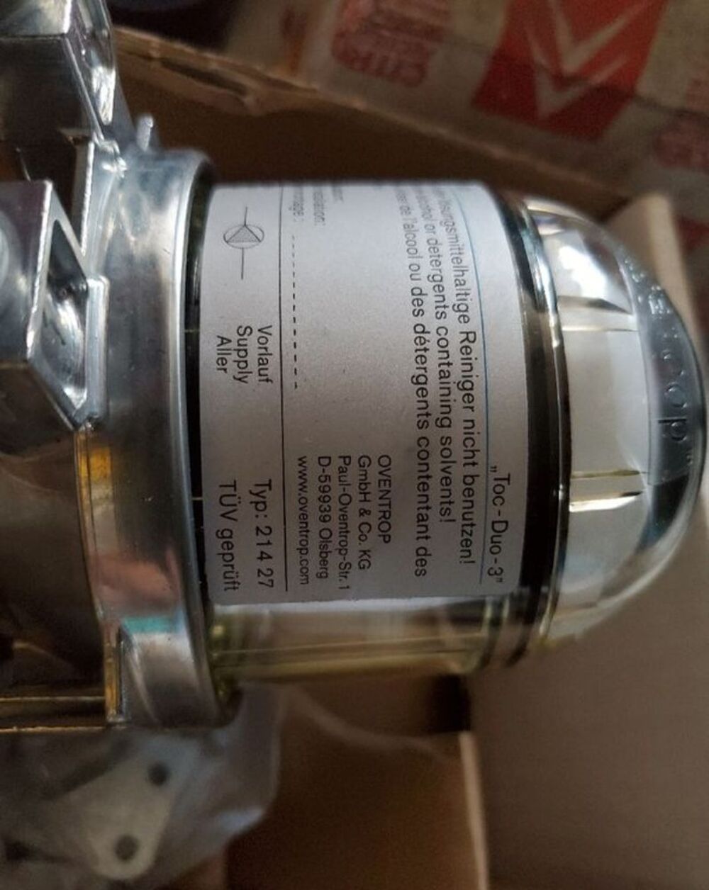Filtre &agrave; mazout combin&eacute; avec s&eacute;parateur d'air &laquo;Toc-Duo-3&raquo; Bricolage