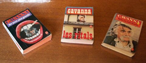 lot de 3 livres de poche CAVANNA ou échange 5 Mirecourt (88)
