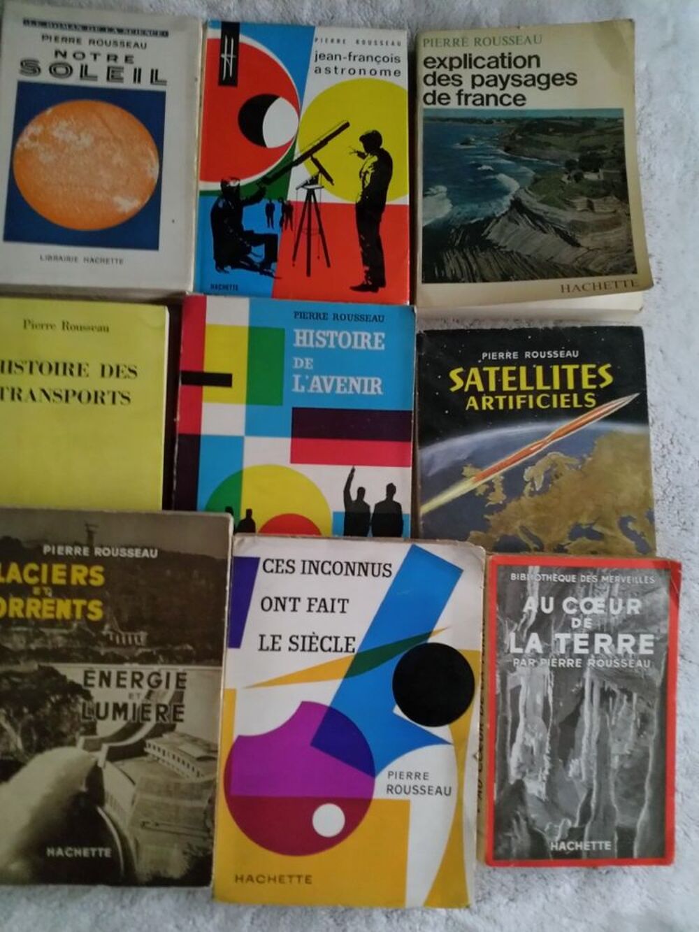9 livres de Pierre ROUSSEAU (1905/1983) 