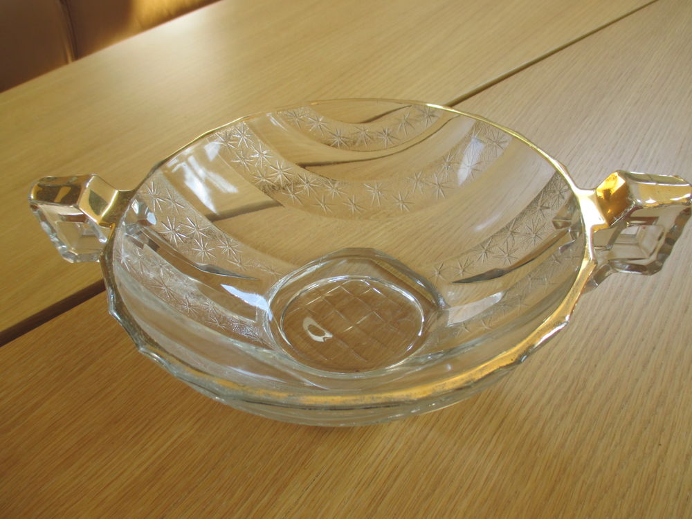 service de table saladier plat et coupes vintage ann&eacute;e 50 Décoration