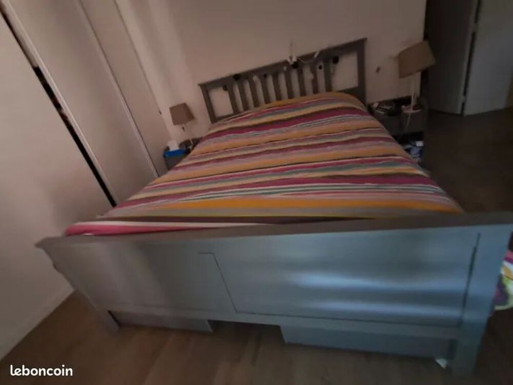 Chambre 160x200 hemmes et matelas Emma tr&egrave;s bon &eacute;tat Meubles