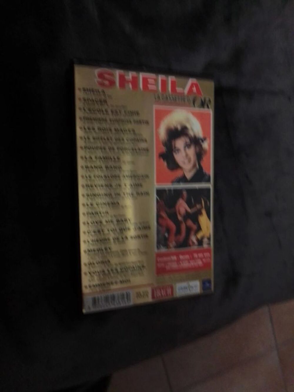 SHEILA TRES RARE CASSETTE K7 VIDEO "LA CASSETTE D'OR" TRES B 