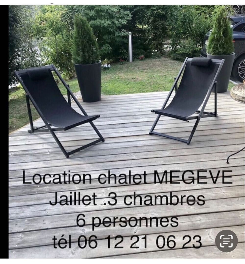   74120.Megève chalet vacance 3 Chbr.3sdb.4wc 6 pers 1enf Rhône-Alpes, Megève (74120)