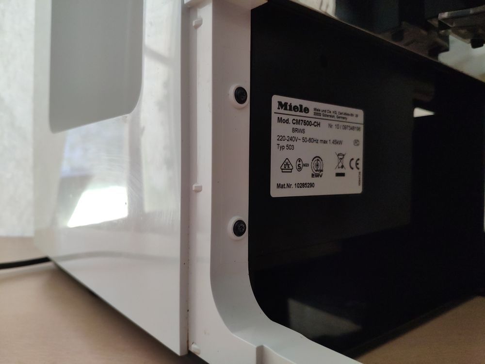 Machine &agrave; caf&eacute; Miele CM7500 (blanche) Electroménager