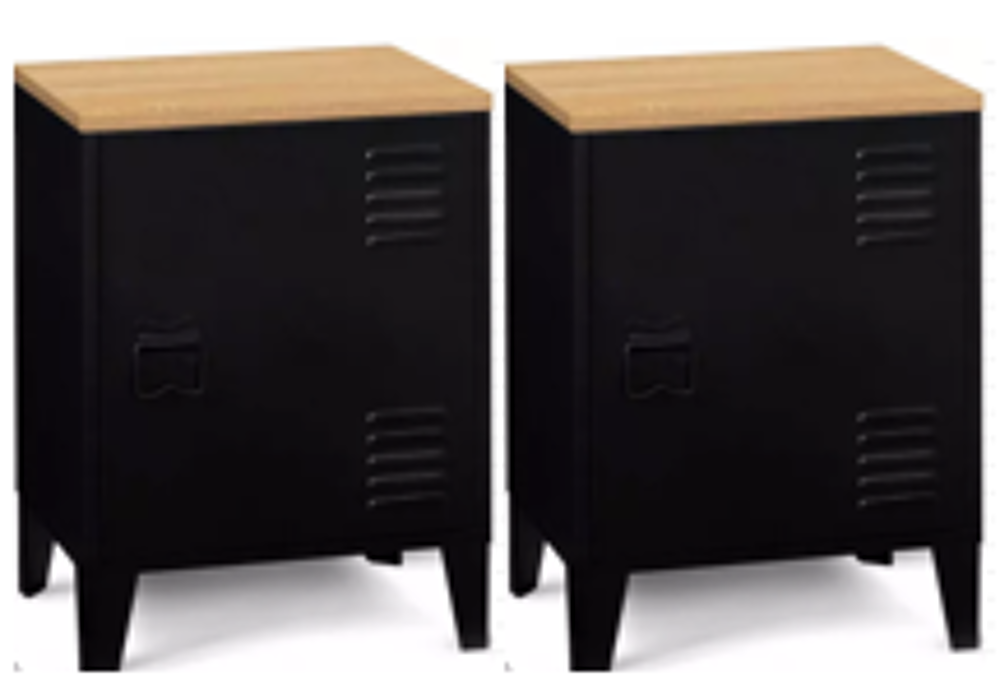 Jamais servi Lot de 2 Tables de chevet Meubles