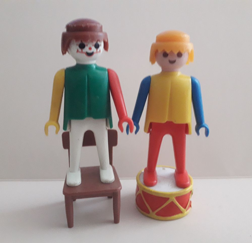 PLAYMOBIL vintage musicien et clown : 3578-A Jeux / jouets