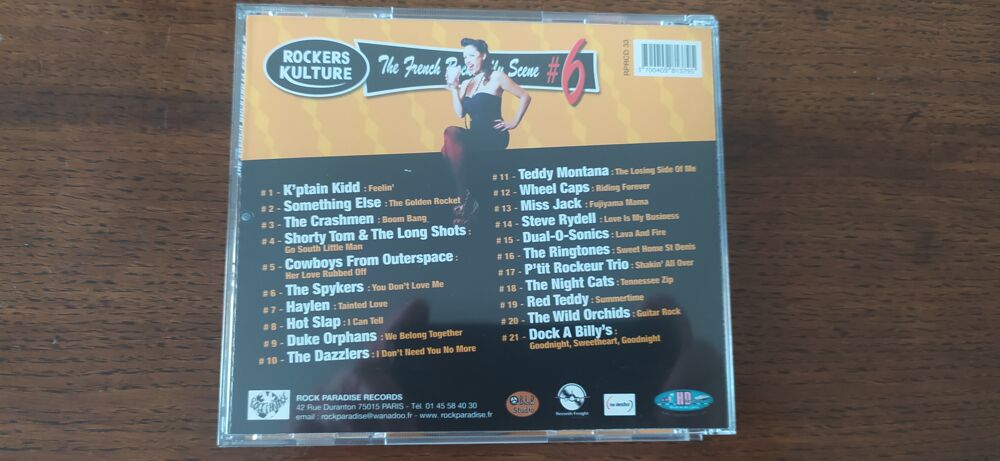 CD ROCKABILLY ROCKERS KULTURE 6 CD et vinyles