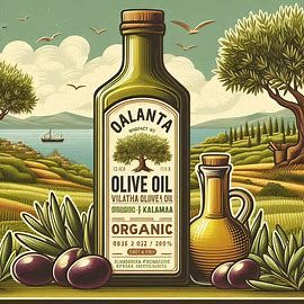 HUILE D'OLIVE et MIEL de KALAMATA Cuisine