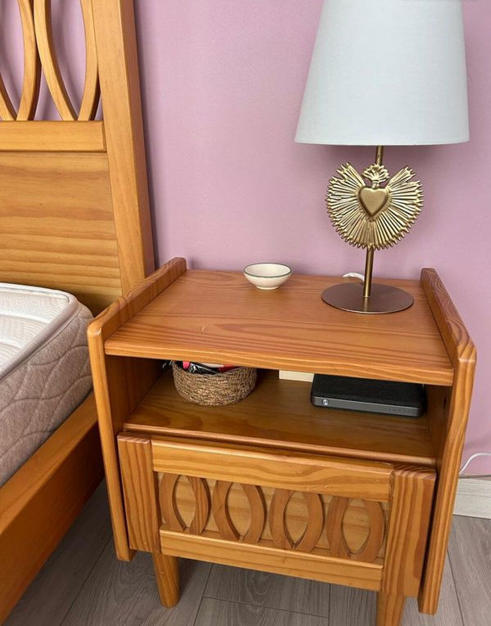 Ensemble Chambre Enfant-Ado (Lit 90x190, Sommier &amp; Chevet) + Mobilier enfants
