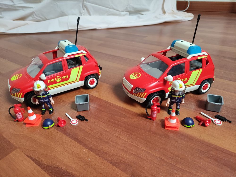 Lot Playmobil pompier Jeux / jouets