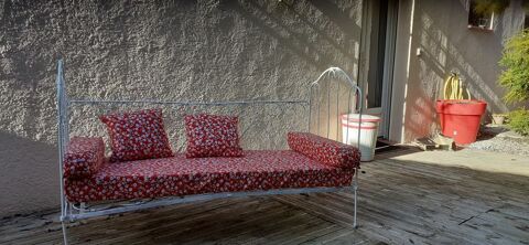 Banquette/li en fer forg� 150 Berriac (11)