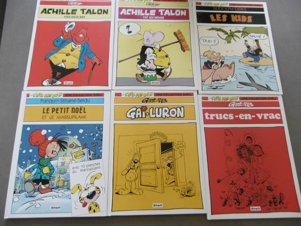 Lot de 6 BD :l'&eacute;t&eacute; des BD Collection SHELL Livres et BD