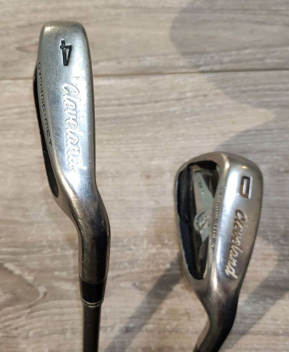 2 Fers de Golf Cleveland CG7 4 &amp; D en Graphite Femme TBE Sports