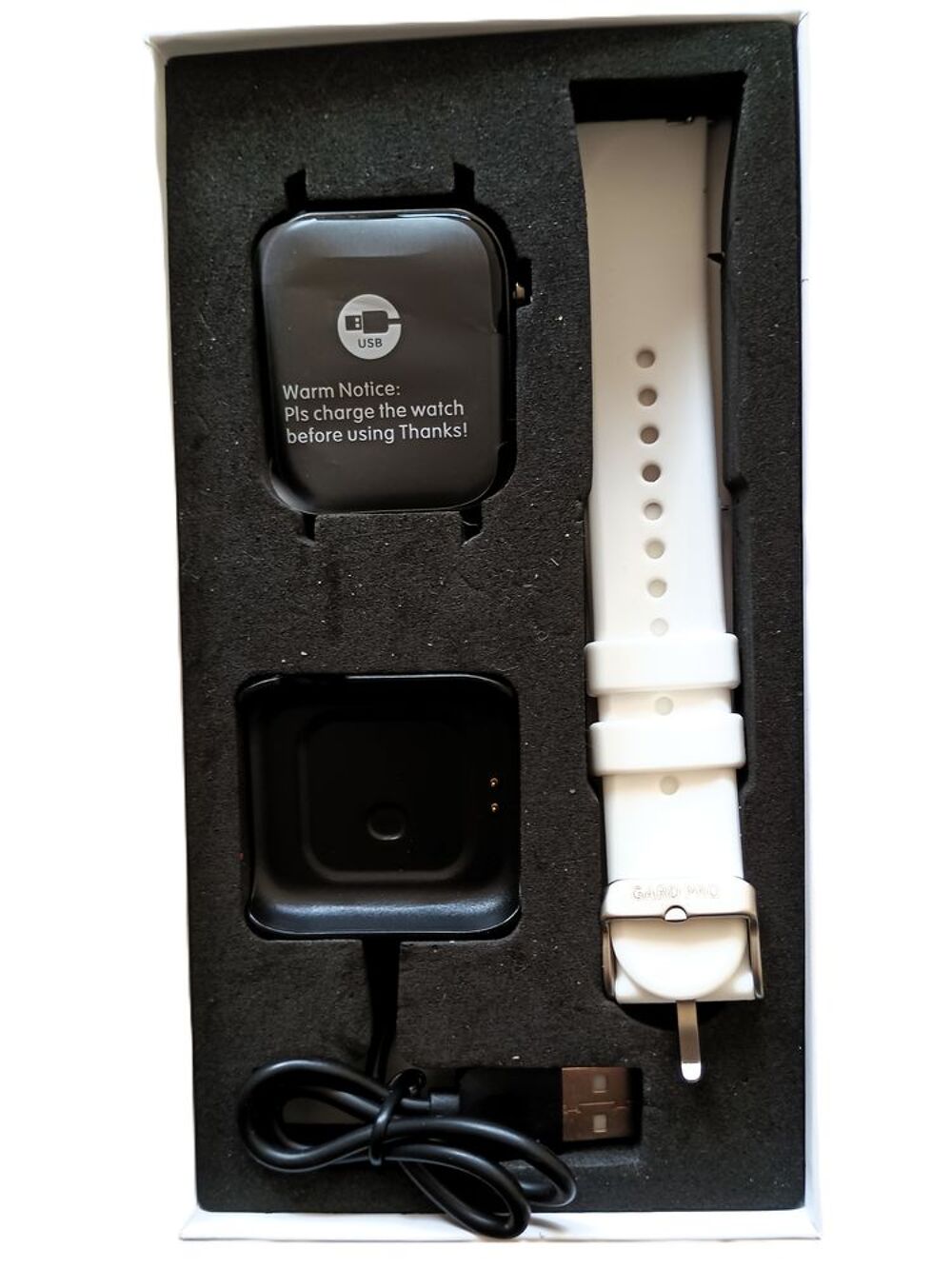 montre connectee NEUVE marque GARB PRO SANTE 2 + Bijoux et montres