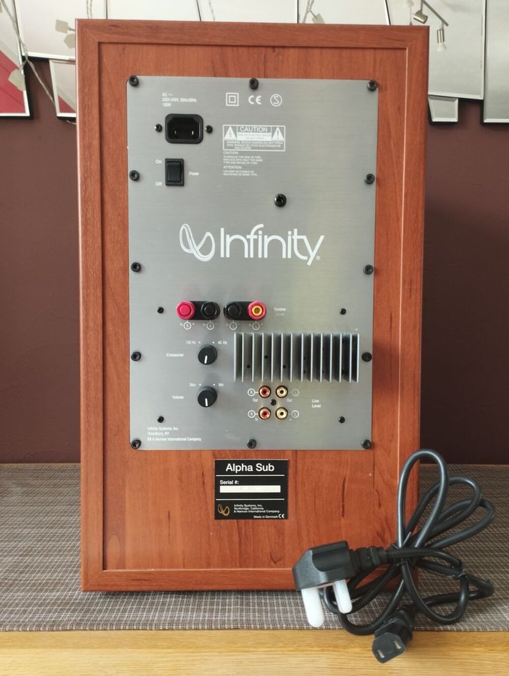 Enceinte INFINITY ALPHA SUB Audio et hifi