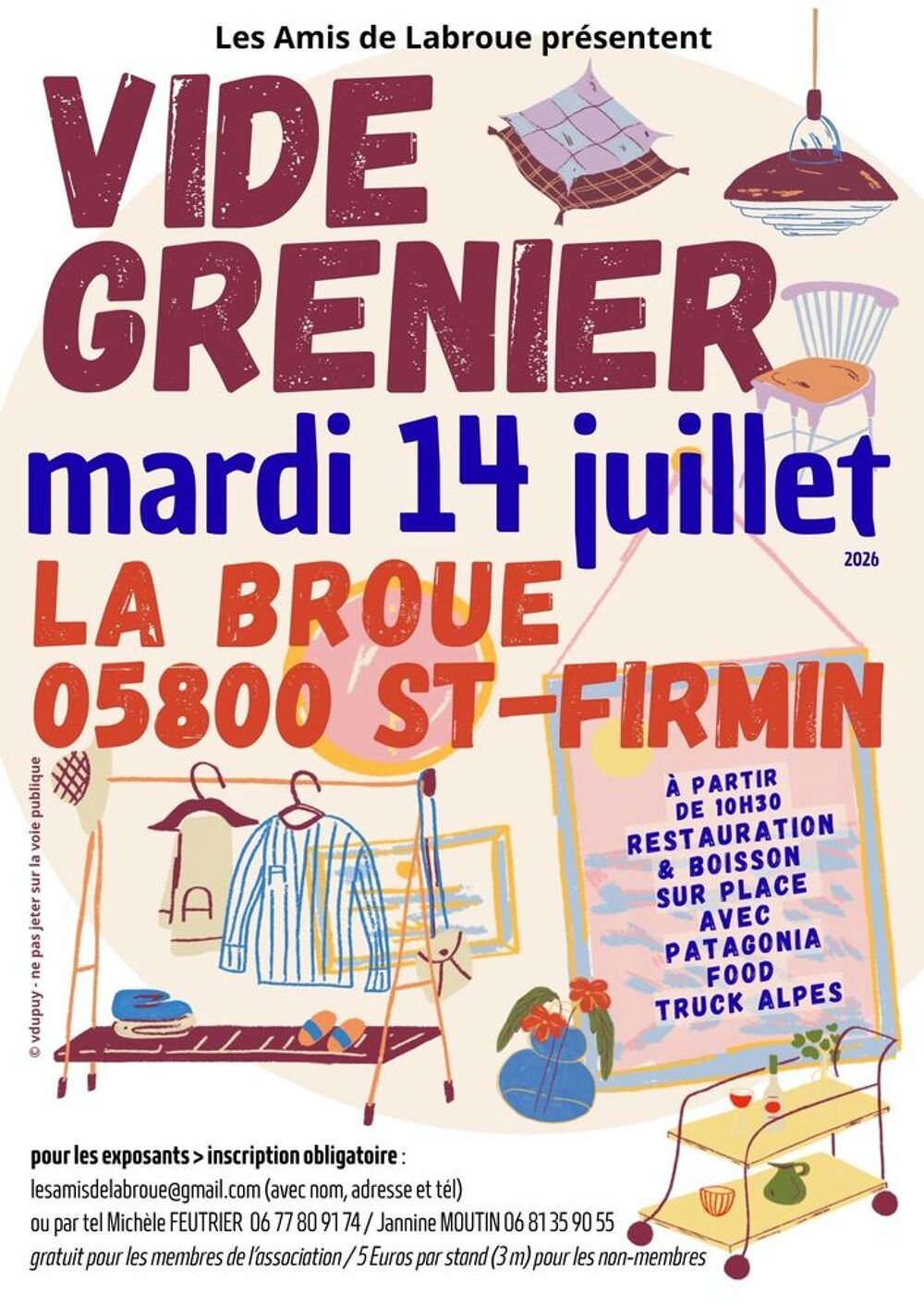 Vide-grenier des Amis de La Broue Vide grenier, marché aux puces, braderie