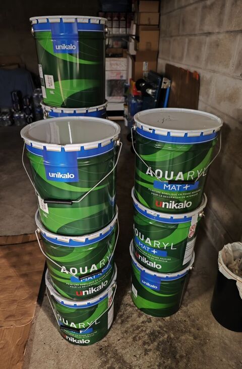 Peinture mat UNIKALO blanc 16L Fontenay-sous-Bois (94)