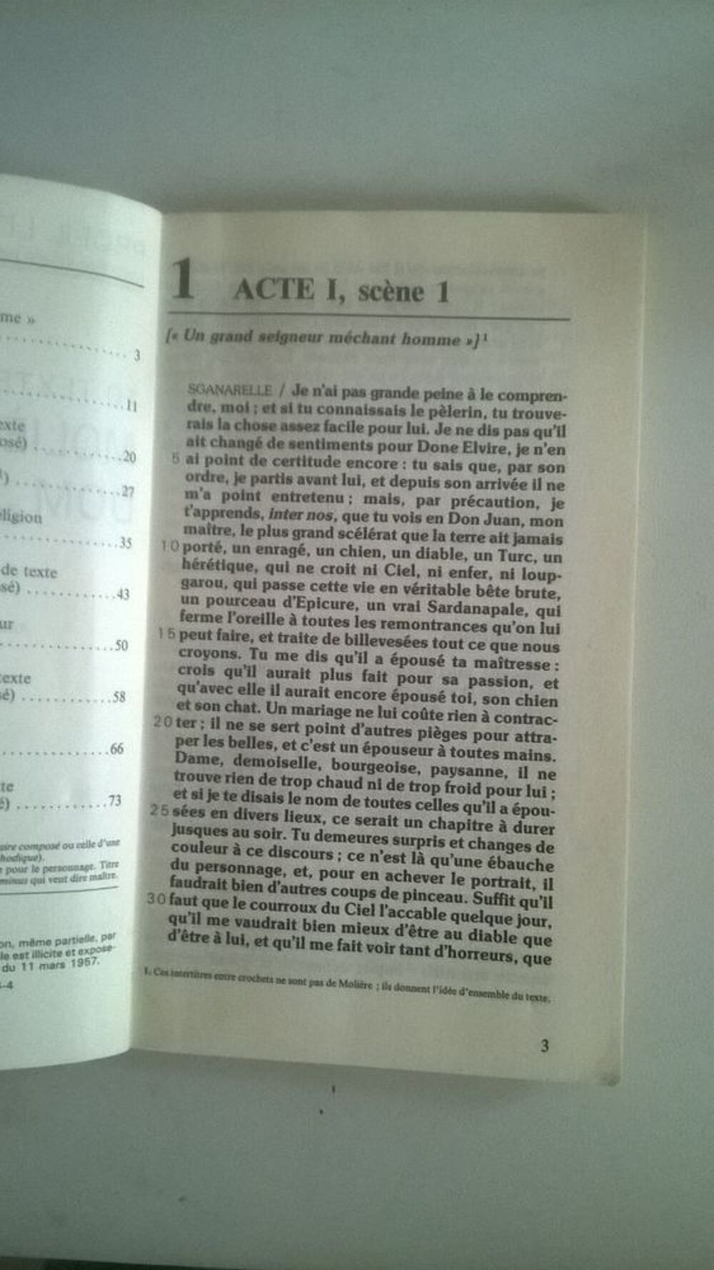 Livre 10 textes expliques 
MOLI&Egrave;RE
DOM JUAN Livres et BD