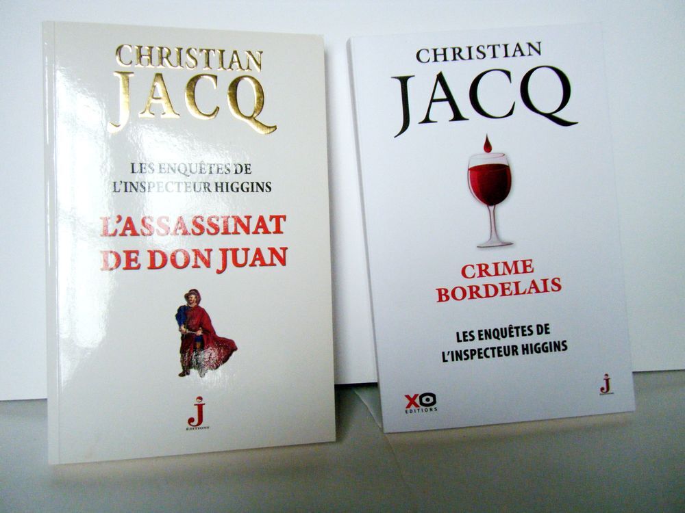 LOT 2 LIVRES Christian JACQ Livres et BD