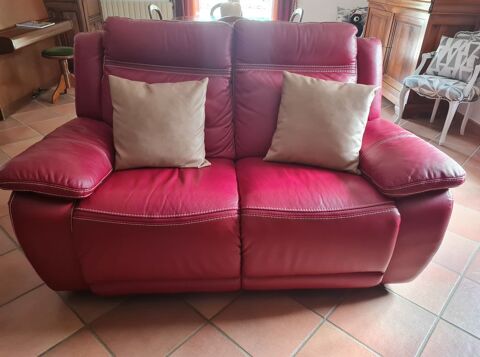 CANAPÉ CUIR ROUGE 0 Bagnols-sur-Cèze (30)