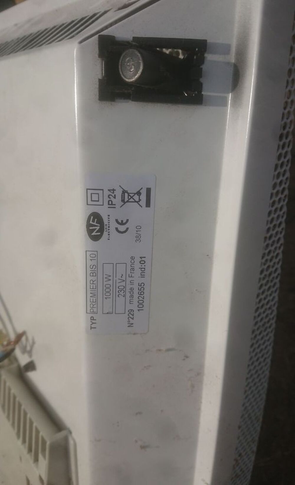 2 radiateurs &eacute;lectrique Bricolage