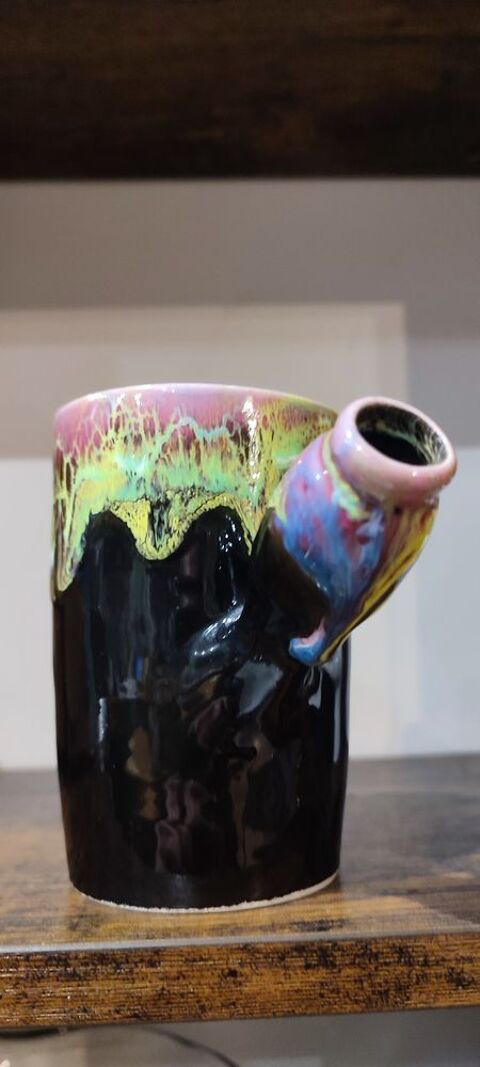 Mazagran c�ramique flamm�e Vallauris 17 Clermont (60)