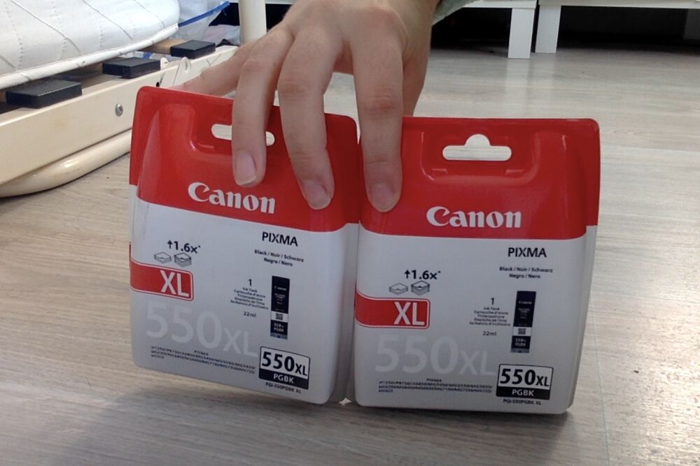 lot de 2 Canon PGI-550XL Cartouche BK Noire XL (pack p Matériel informatique