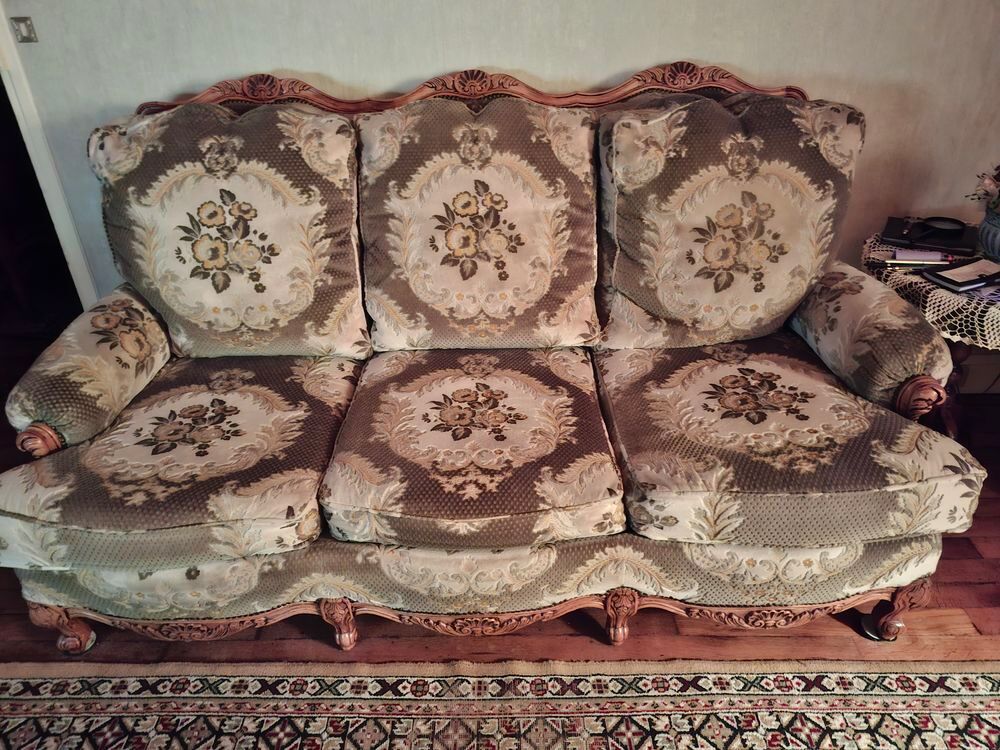 Lot de 2 Fauteuils Style Louis 15 Meubles